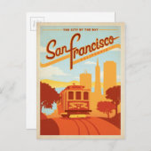 San Francisco, CA - The City by the Bay Briefkaart (Voorkant / Achterkant)