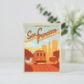 San Francisco, CA - The City by the Bay Briefkaart (Staand voorkant)