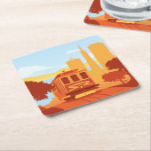 San Francisco, CA - The City by the Bay Kartonnen Onderzetters (Schuin)