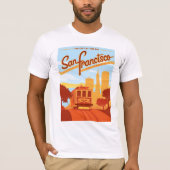 San Francisco, CA - The City by the Bay T-shirt (Voorkant)