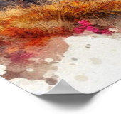 San Francisco CA Victoriaans huizen in het najaar Poster (Hoek)