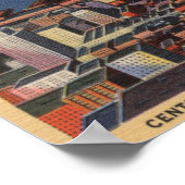 San Francisco, CAAerial Uitzicht S.F. Bridge Poster (Hoek)