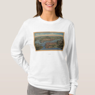 San Francisco, CAAerial Uitzicht uit West T-shirt