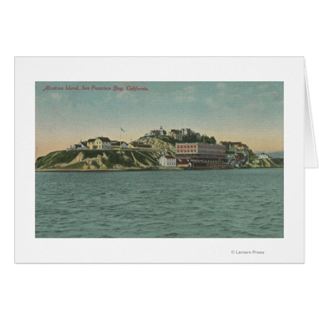 San Francisco, CAAlcatraz Island Prison Uitzicht (Voorkant Horizontaal)