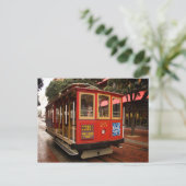San Francisco Cable Car 2014 Calendar Briefkaart (Staand voorkant)