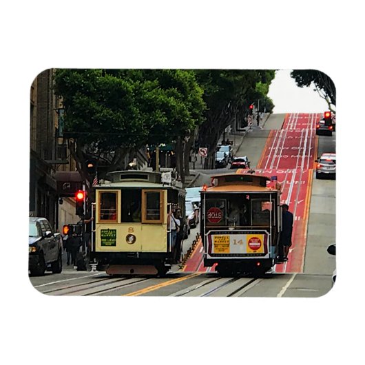 San Francisco Cable Car #2 Magnet Magneet (Horizontaal)