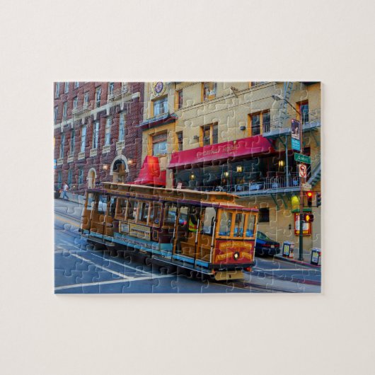 San Francisco Cable Car #5-2 Jigzaag Puzzle Legpuzzel (Horizontaal)