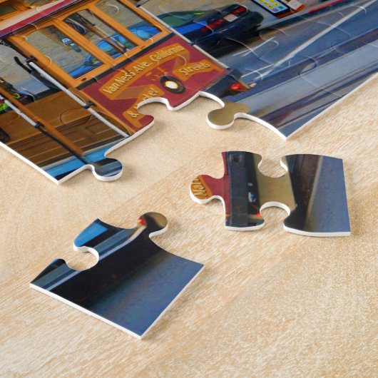San Francisco Cable Car #5-2 Jigzaag Puzzle Legpuzzel (Zijkant)