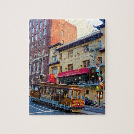 San Francisco Cable Car #5 Jigzaag Puzzle Legpuzzel (Verticaal)