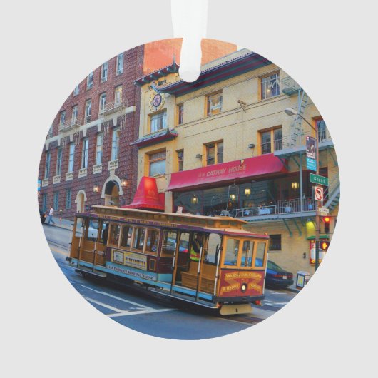 San Francisco Cable Car #5 Ornament (achterkant)