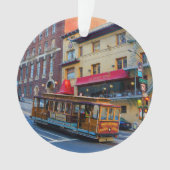 San Francisco Cable Car #5 Ornament (voorkant)