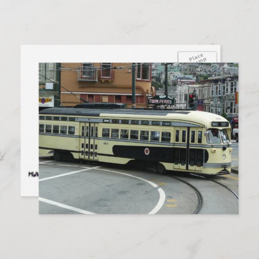 San Francisco Cable Car Briefkaart (Voorkant / Achterkant)