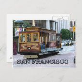 San Francisco Cable Car Briefkaart (Voorkant / Achterkant)