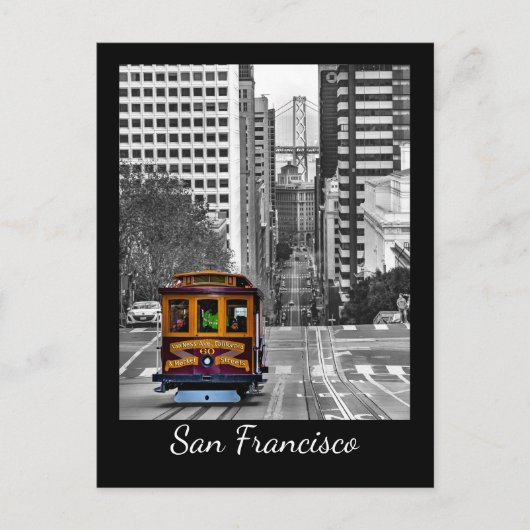 San Francisco Cable Car Briefkaart (Voorkant)