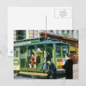 San Francisco Cable Car Briefkaart (Voorkant / Achterkant)