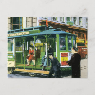 San Francisco Cable Car Briefkaart
