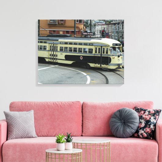 San Francisco Cable Car Canvas Afdruk (Insitu (Woonkamer))