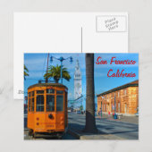San Francisco Cable Car & Ferry Building Briefkaart (Voorkant / Achterkant)
