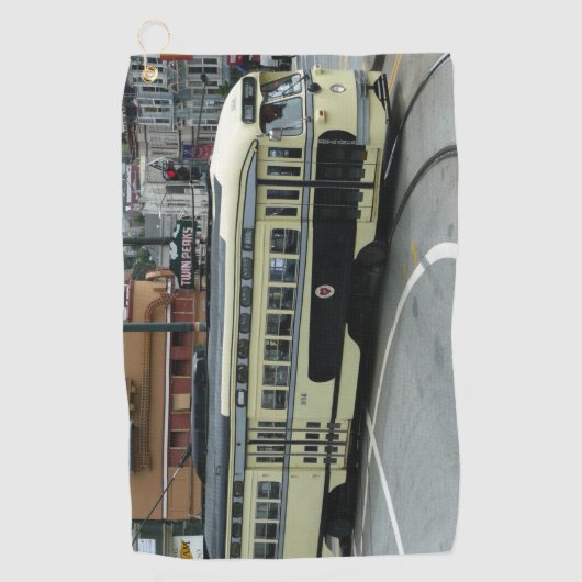 San Francisco Cable Car Golfhanddoek (Voorkant)