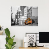 San Francisco Cable Car - Highlight Photo Art Poster (Thuiskantoor)