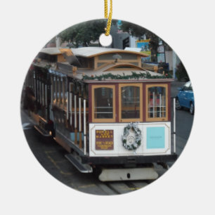 San Francisco Cable Car Keramisch Ornament