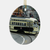 San Francisco Cable Car Keramisch Ornament (Rechts)