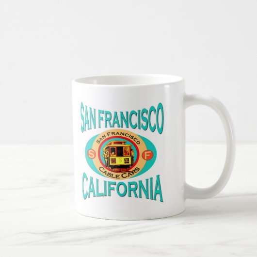 San Francisco Cable Car Koffiemok (Rechts)