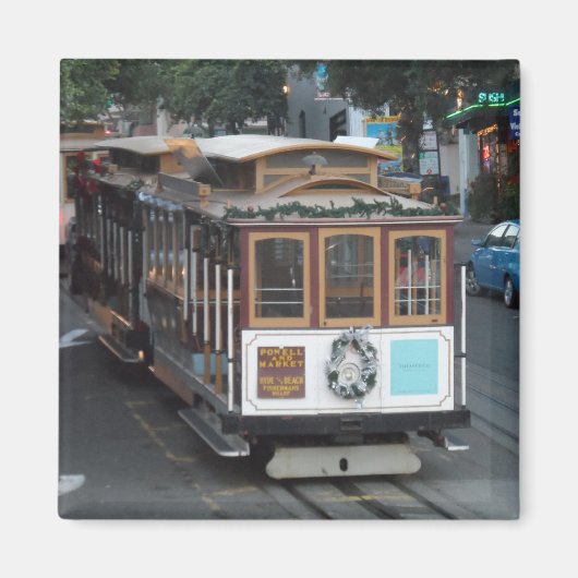 San Francisco Cable Car Magneet (Voorkant)