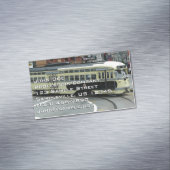 San Francisco Cable Car Magnetisch Visitekaartje (Voorbeeld)