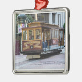 San Francisco Cable Car Metalen Ornament (Links)