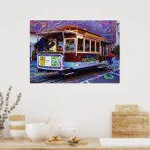 SAN FRANCISCO CABLE CAR NR. 17 POSTER (Keuken)