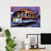 SAN FRANCISCO CABLE CAR NR. 17 POSTER (Thuiskantoor)