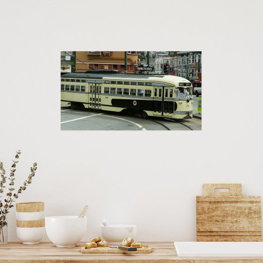 San Francisco Cable Car Poster (Keuken)