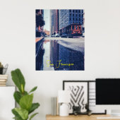 San Francisco Cable Car Poster (Thuiskantoor)
