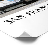 San Francisco Cable Car Poster! Poster (Hoek)