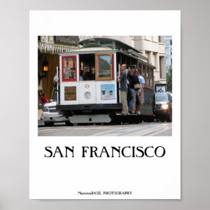 San Francisco Cable Car Poster! Poster