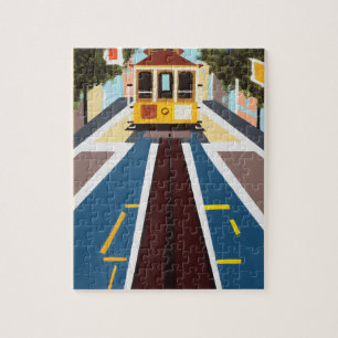 San Francisco Cable Car Puzzle Legpuzzel