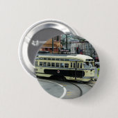 San Francisco Cable Car Ronde Button 5,7 Cm (Voorkant /achterkant)