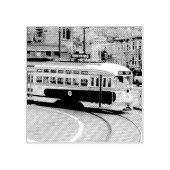 San Francisco Cable Car Rubberstempel (Afrduk)