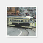 San Francisco Cable Car Servet (Voorkant)