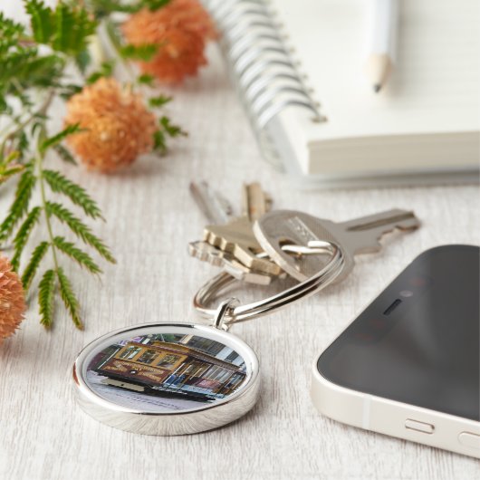 San Francisco Cable Car Sleutelhanger (Zijkant)