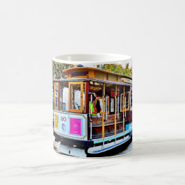 SAN FRANCISCO CABLE CAR SOUVENIR KOFFIEBEEKER KOFFIEMOK
