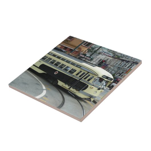 San Francisco Cable Car Tegeltje (Zijkant)