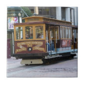 San Francisco Cable Car Tegeltje (Voorkant)