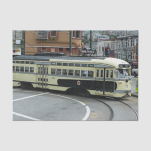 San Francisco Cable Car Tissuepapier