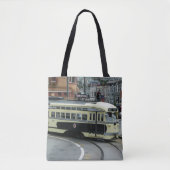 San Francisco Cable Car Tote Bag (Voorkant)