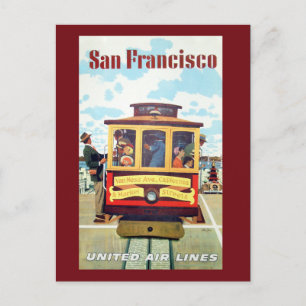  San Francisco Cable Car Travel Briefkaart