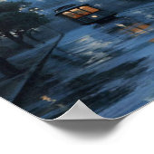 San Francisco Cable Car Twilight - Moody Alcatraz Poster (Hoek)