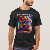San Francisco Cable Car v2 T-shirt (Voorkant)
