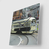 San Francisco Cable Car Vierkante Klok (Hoek)